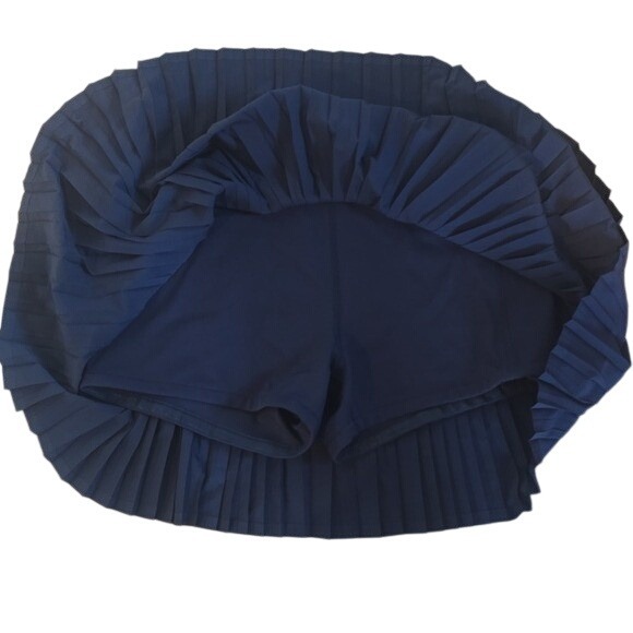 Southern Tide Alison‎ Pleated Skort Dress Blue Striped Waistband XS - Picture 4 of 5